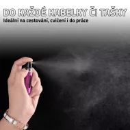 Eleganten razpršilnik za parfume, modra barva