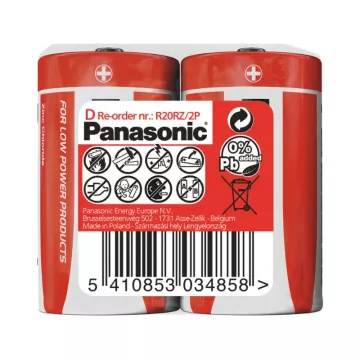 Baterija Zinc - 2x D - Panasonic