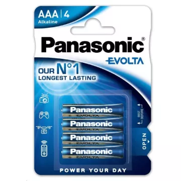 Alkalne mikro baterije Evolta AAA - 4 kose - Panasonic