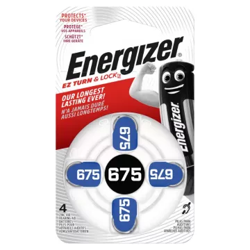 Baterija za slušni aparat - 675 DP-4 - Energizer