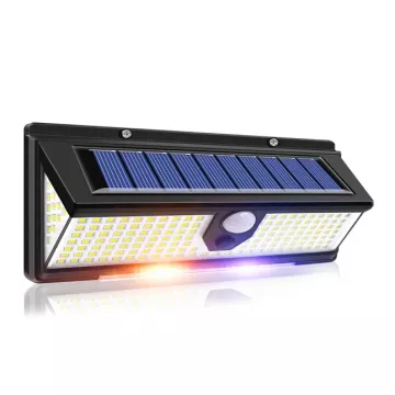 Solarna vrtna razsvetljava s senzorjem gibanja - 190 LED